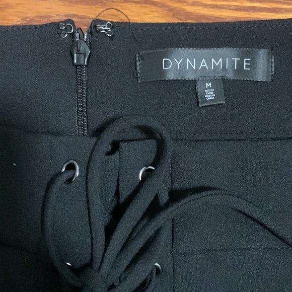 Dynamite Medium Black Mini Skirt - Picture 3 of 4